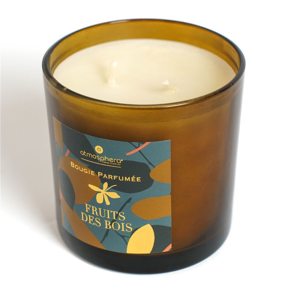 Ароматическая свеча Plum wood berry, 400g., H10cm, D10.3cm