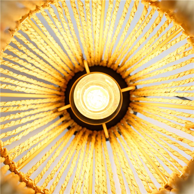 Настольная лампа Aissa, бежевая, H32cm D19cm, E27, 40W(MAX)