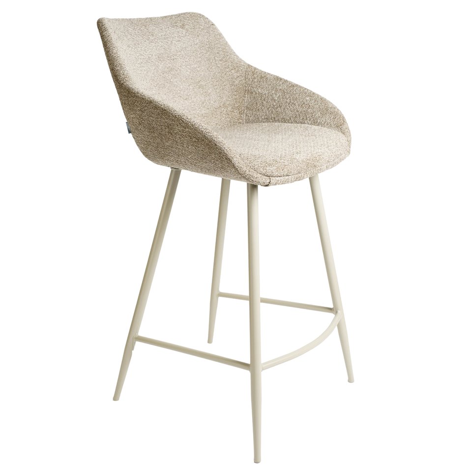 Барный стул Severin 18, бежевый, H96x54x51cm, высота сиденья 68cm