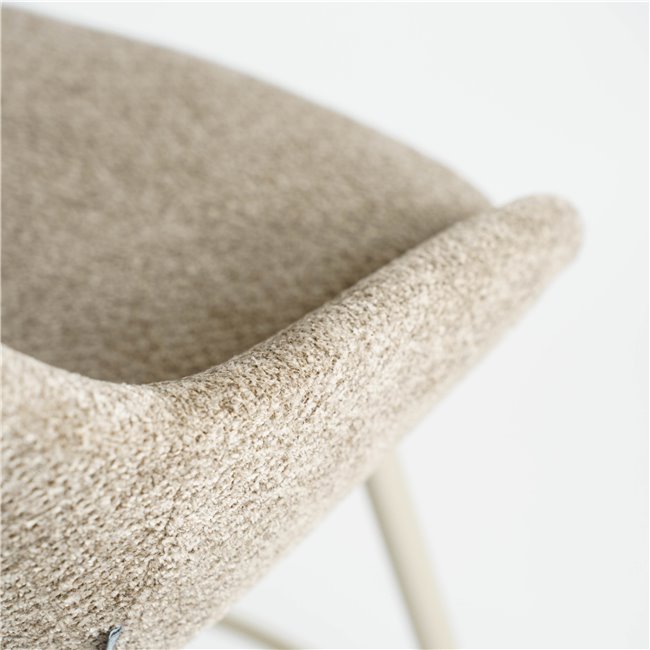 Барный стул Severin 18, бежевый, H96x54x51cm, высота сиденья 68cm