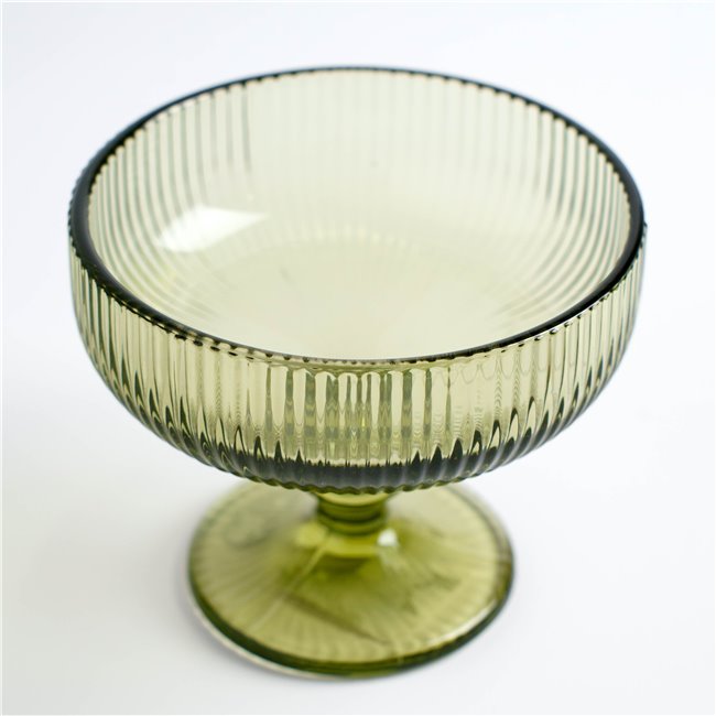 Миска Rigano, зеленый, 300ml, H10cm, D12cm