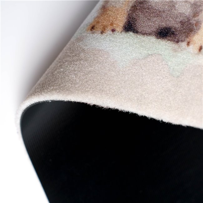 Door matt Hansi, light gray/beige, 60x40cm