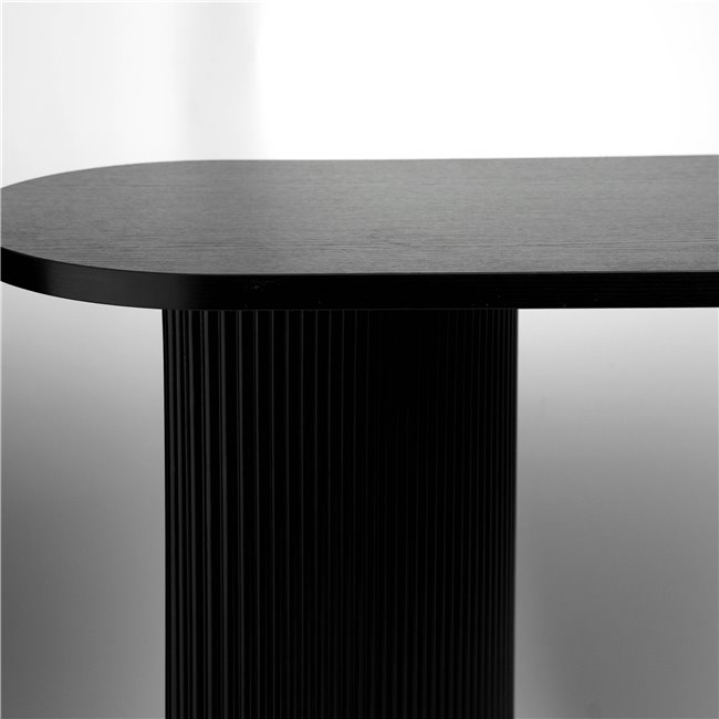 Konsoollaud Olova, must, 120x40cm H80cm