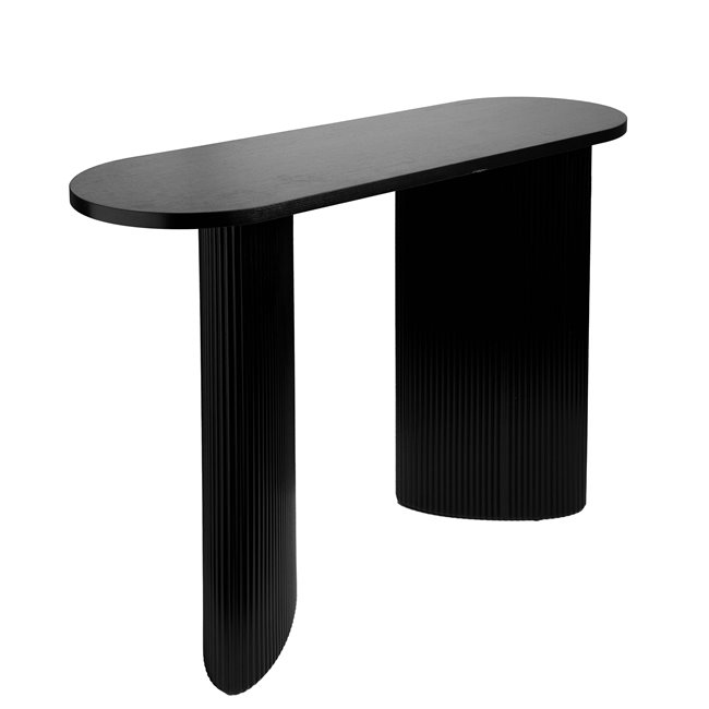 Konsoollaud Olova, must, 120x40cm H80cm