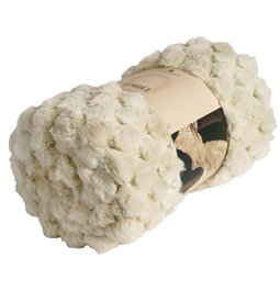 Plaid Adriel, beige, 120x160cm