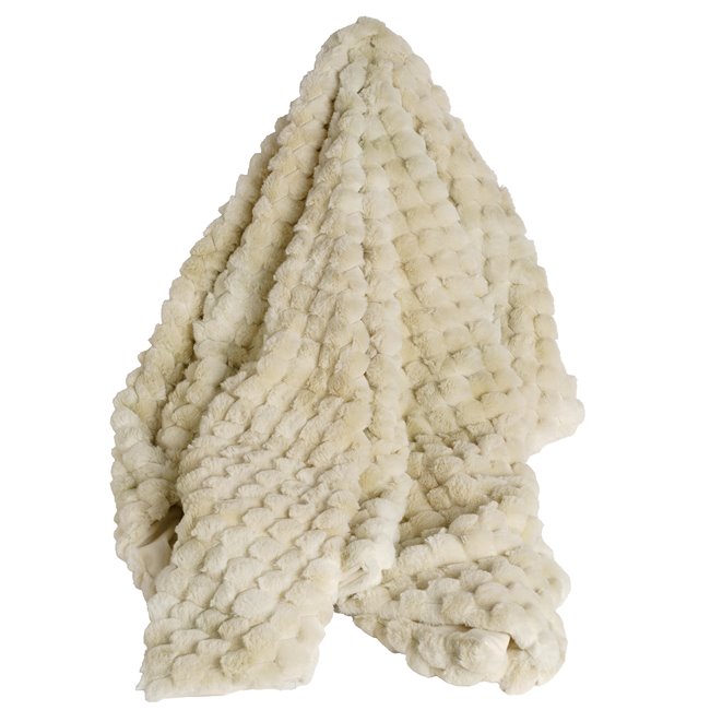 Plaid Adriel, beige, 120x160cm