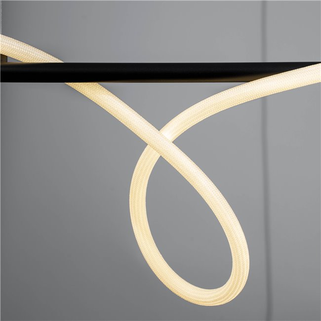 Потолочный светильник Modena 9, черный, H13-130x150cm, LED 30W, 3000K, 1650lm