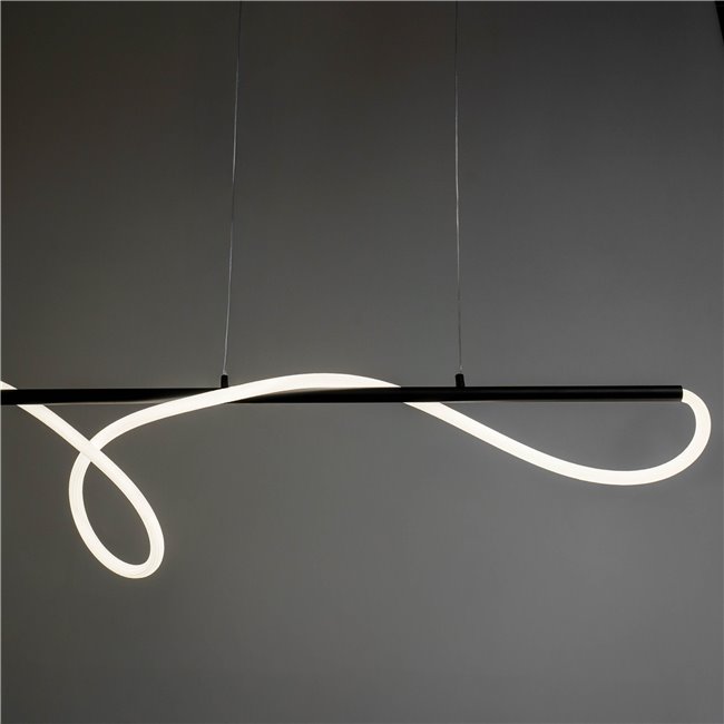 Потолочный светильник Modena 9, черный, H13-130x150cm, LED 30W, 3000K, 1650lm