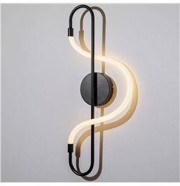 Wall lamp Modena BK, black, H59x23x9cm, LED 10W, 3000K, 550lm