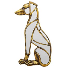 Wall object Dog Mirror, H38x24x3.5cm