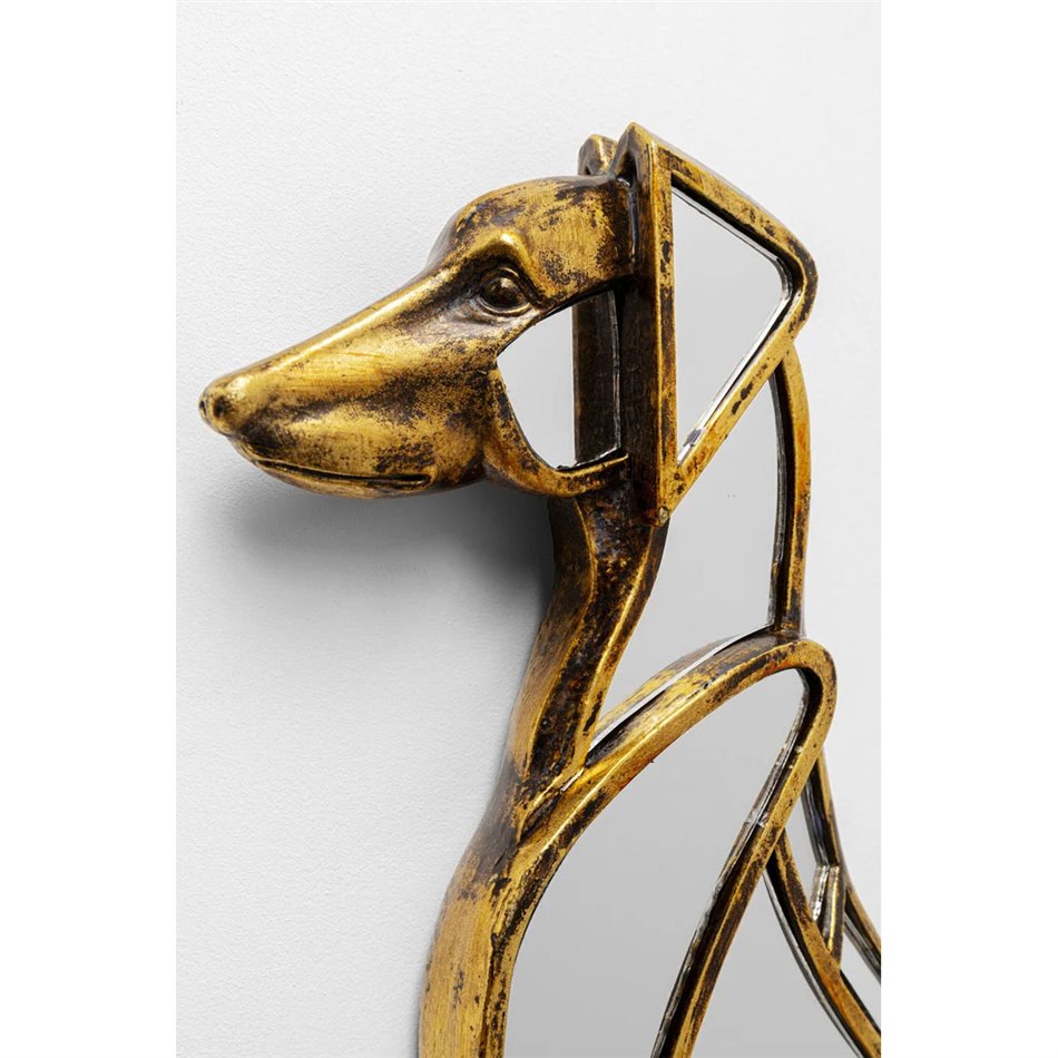 Wall object Dog Mirror, H38x24x3.5cm