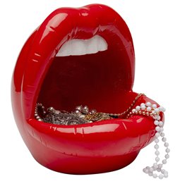 Dekoratiivkuju Lips, punane/valge, H21x21x20cm