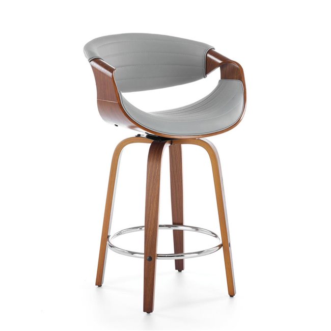 Baaritool Heija, H123, hall, H91x55x51, istumisosa kõrgus 63cm