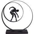 Декоративная фигурка Artist Circle, черный, H45x42x12cm