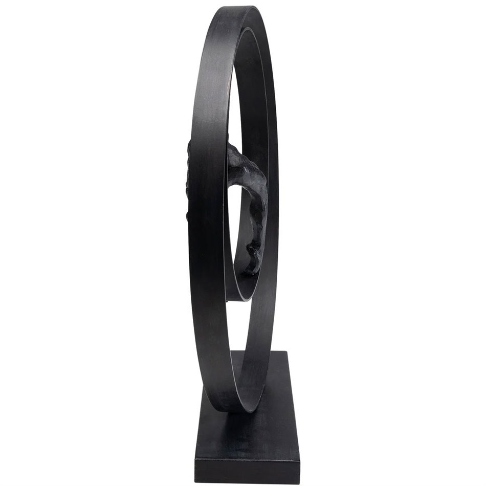 Декоративная фигурка Artist Circle, черный, H45x42x12cm