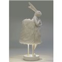 Laualamp Animal Rabbit Fur, valge, H50x20x18cm, E14, 5W(MAX)