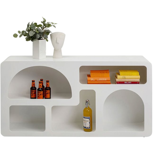 Riiul Paco, valge, H75x140x32cm