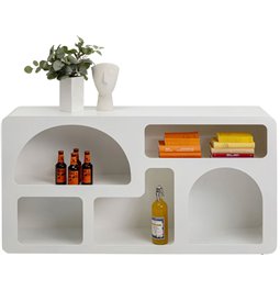 Riiul Paco, valge, H75x140x32cm