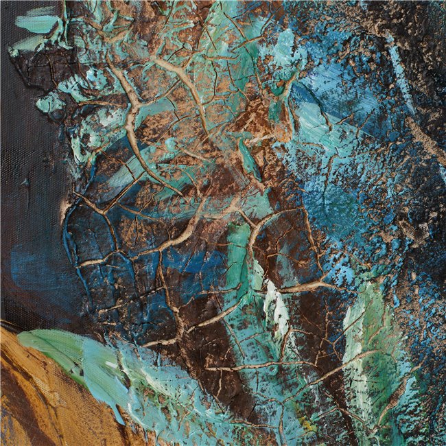 Canva Blue dream, 100x100cm