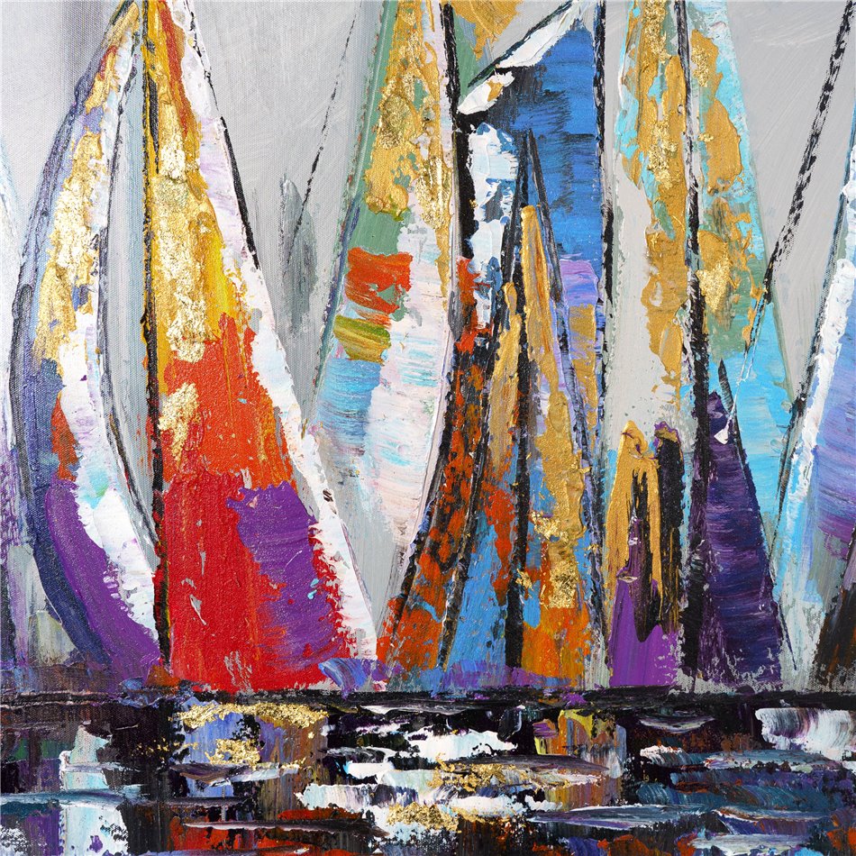Lõuendimaal Sailing turn, 115x75cm