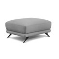 Пуф Elmego, Nube 3, бархат, серый, H42x68x82см