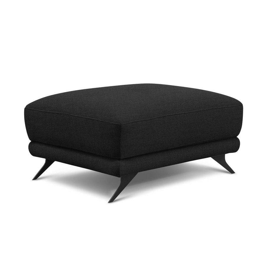 Pouf Elmego Vero 10, black, H42x68x82cm