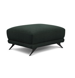 Pouf Elmego Loco 35, velvet, dark green, H42x68x82cm