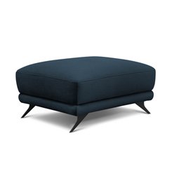 Pouf Elmego Nube 40, velvet, dark blue, H42x68x82cm