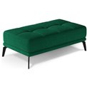 Bench Eltorrenso Monolith 37, velvet, dark green, H45x73x145cm