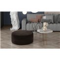 Pouf Elbero Monolith 29, velvet, dark brown, H42x70x70cm