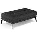 Bench Eltorrenso Dora 96, dark grey, H45x73x145cm