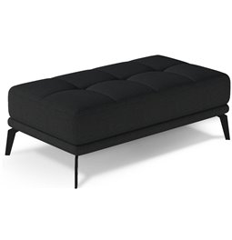 Bench Eltorrenso Sawana 14, black, H45x73x145cm