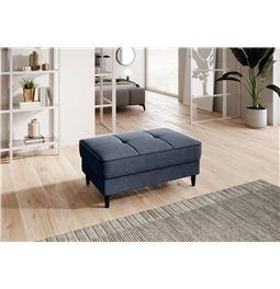 Пуф с ящиком для хранения Elbellis, Poco 40, темно-синий, H42x62x97см