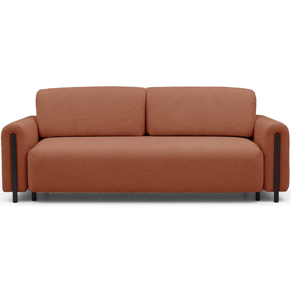 Diivanvoodi Elcadova Must, pikendatav, Jaffray 30, pruun, H97x97x244cm