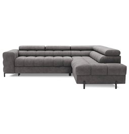 Nurgadiivan Elferucce R, pikendatav, Aura 04, samet, hall, H93x200x276cm
