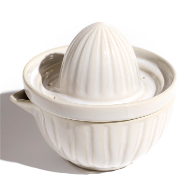Lemon squeezer Evyna, beige, ceramic, 250ml, H10,5cm,D11.3cm