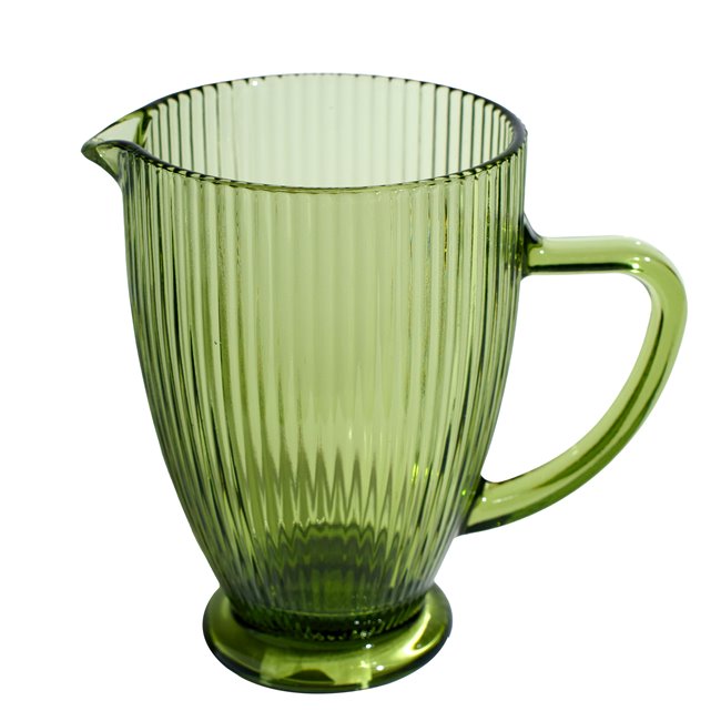 Pitcher Rigano, green, 1000ml, H18.5x20x13cm