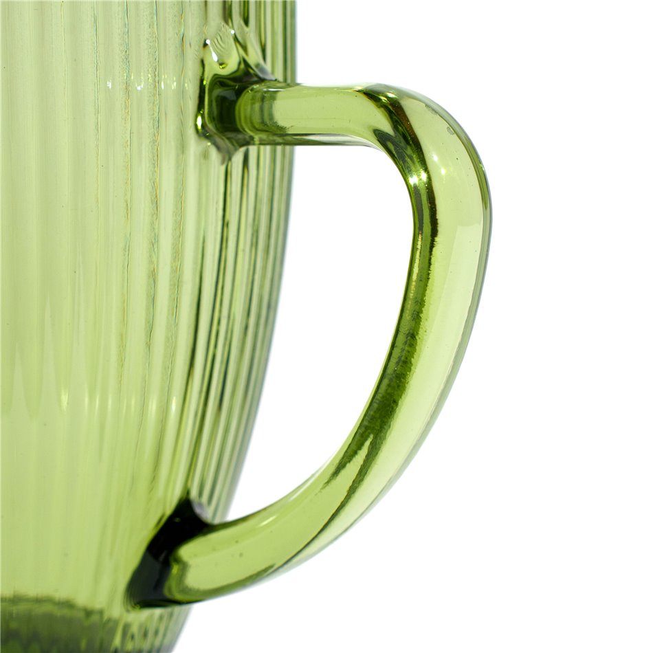 Pitcher Rigano, green, 1000ml, H18.5x20x13cm