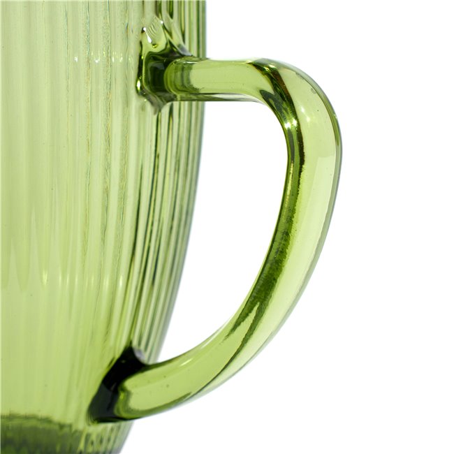 Pitcher Rigano, green, 1000ml, H18.5x20x13cm