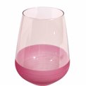 Wine glass Moluna, rose, 490ml, H22cm, D9cm