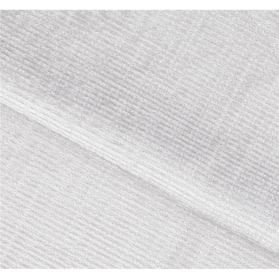 П-образный угловой диван Elberto L, раздвижной, Aubron 03, волнистый бархат, серый, H100x165x306см