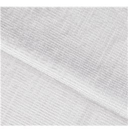 U shape sofa Elberto L, sleeping function, Aubron 03, wavy velvet, grey, H100x165x306cm