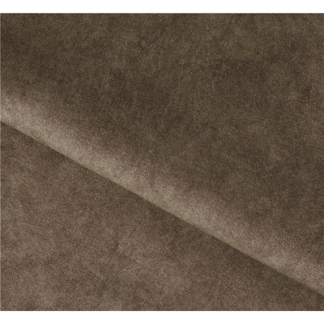 Nurgadiivan Elinferne L, pikendatav, Aura 20, samet, tumebeež, H107x210x297cm