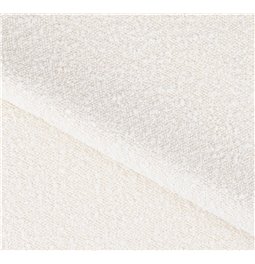 Диван-кровать Elcadova Oak, раздвижной, Jaffray 01, белый, H97x97x244см