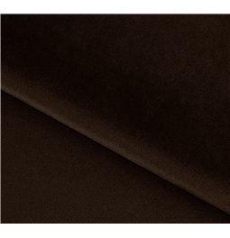 Corner sofa Elhandson L, sleeping function, Lukso 22, velvet, brown, H89x150x206cm