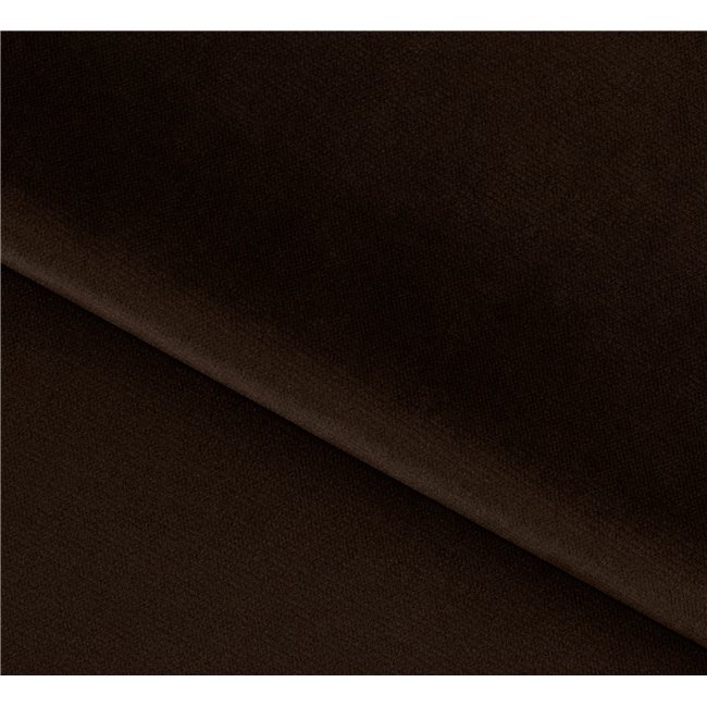 Nurgadiivan Elhandson R, pikendatav, Lukso 22, samet, pruun, H89x150x206cm