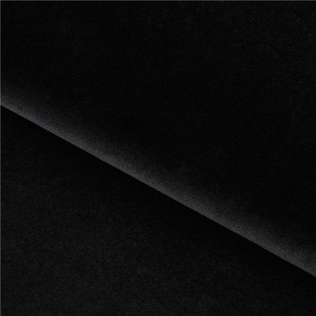 Pouf Elbero Mat Velvet 99, black, H42x70x70cm