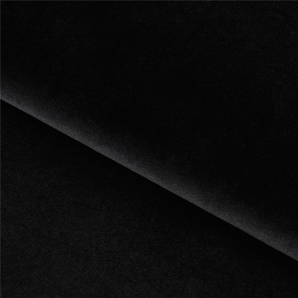 Nurgadiivan Elkairos R, pikendatav, Mat Velvet 99, must, H95x200x265cm