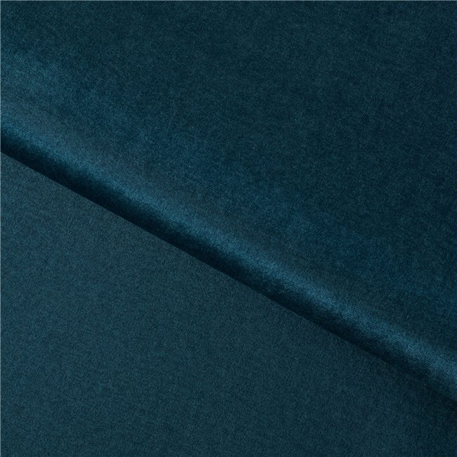 Pouf Elbero Monolith 77, velvet, dark blue, H42x70x70cm