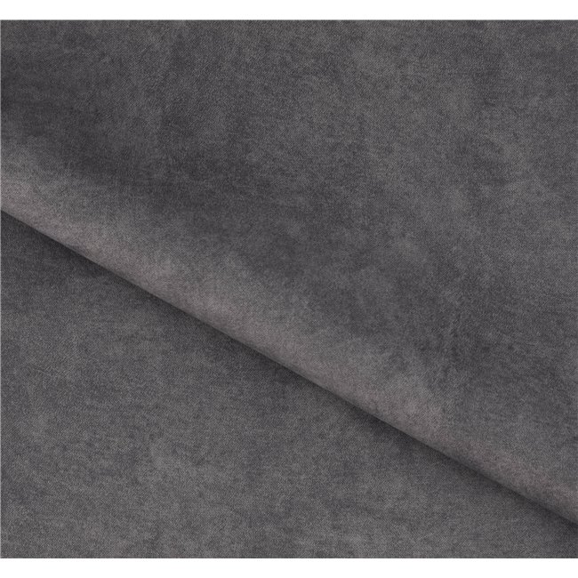 Угловой диван Elinferne L, раздвижной, Relax 04, бархат, серый, H107x210x297см